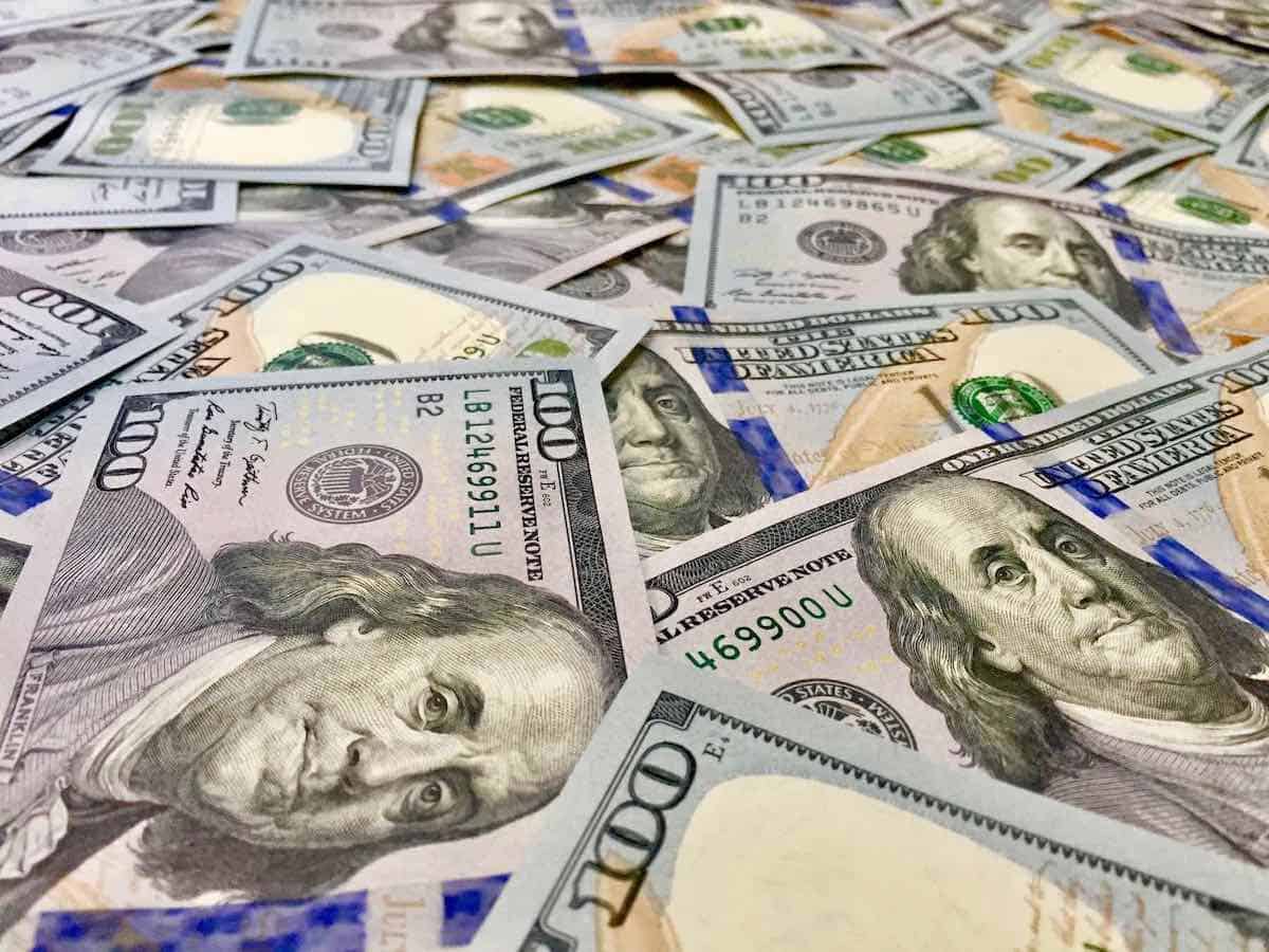 Graph showing Hyperliquid's revenue growth with a backdrop of abstract financial data visualizations.