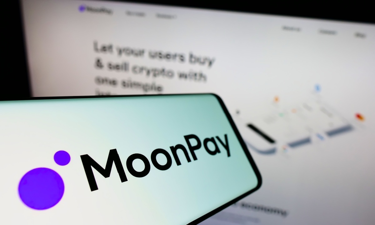 Screenshot showing the MoonPay integration within the ChatGPT interface, with a prompt to buy cryptocurrency.
