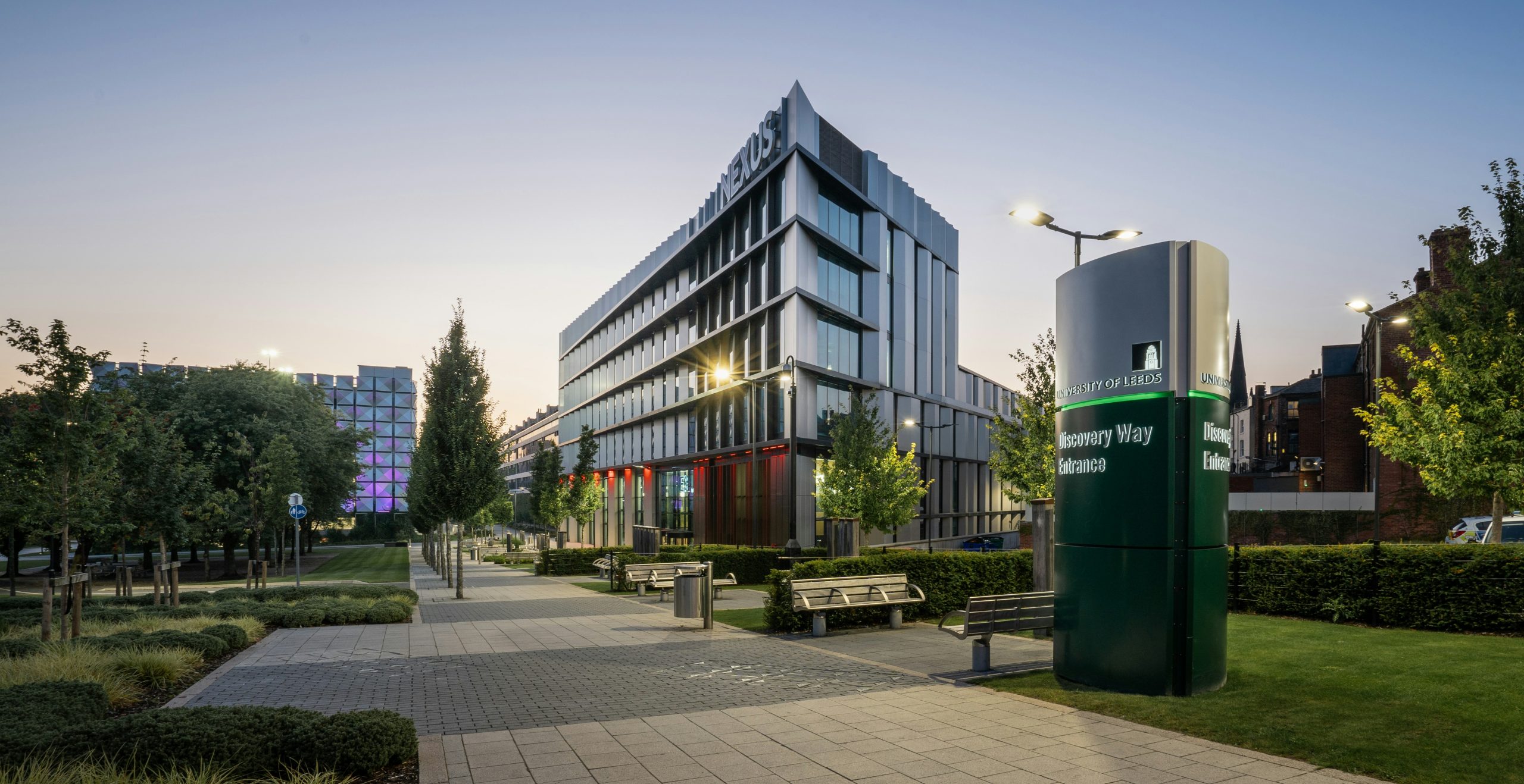 University Centre Leeds building exterior with modern architecture.