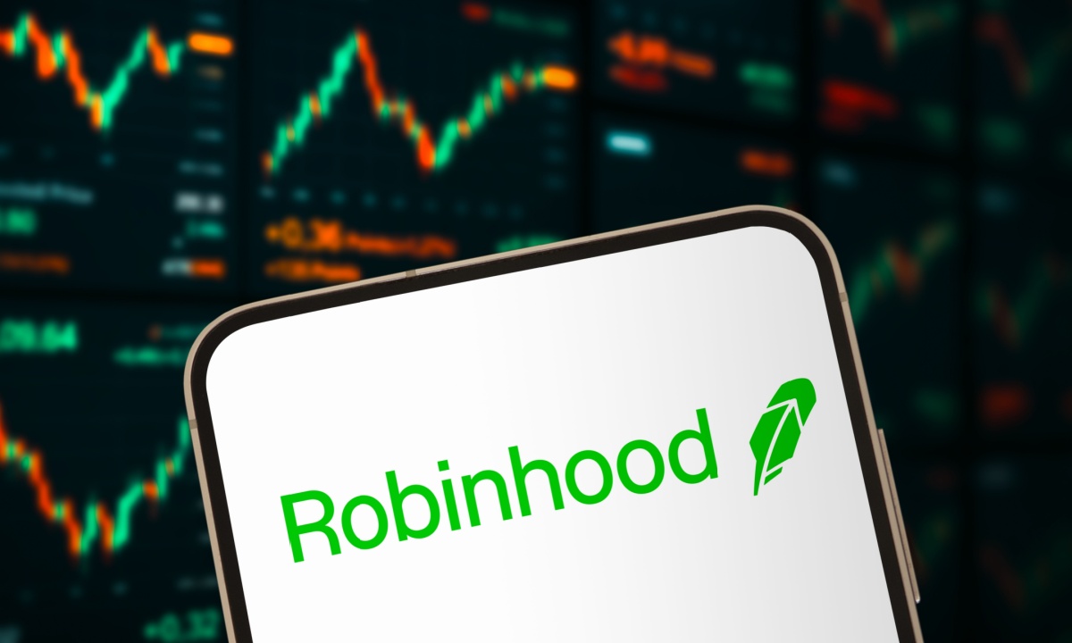 Screenshot of the Robinhood app interface showing market data
