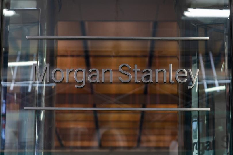 Amy Oldenburg, head of digital asset strategy at Morgan Stanley, speaking at a conference.