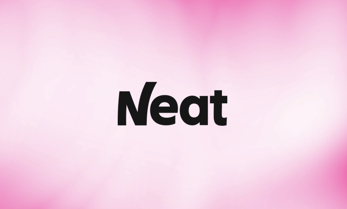 Visa and Neat logos with embedded insurance icons on a digital credit card