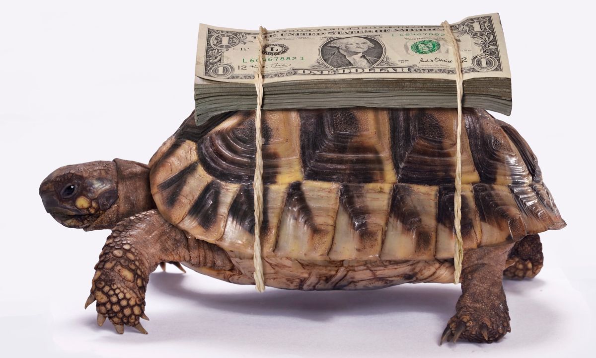 Dono de pequena empresa estressado revisando notas fiscais não pagas na mesa