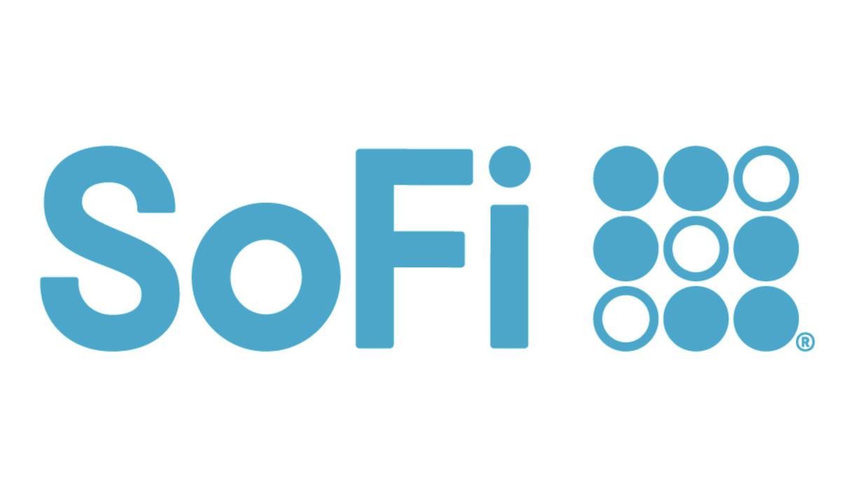 SoFi app interface showing SoFiUSD balance and transaction options.