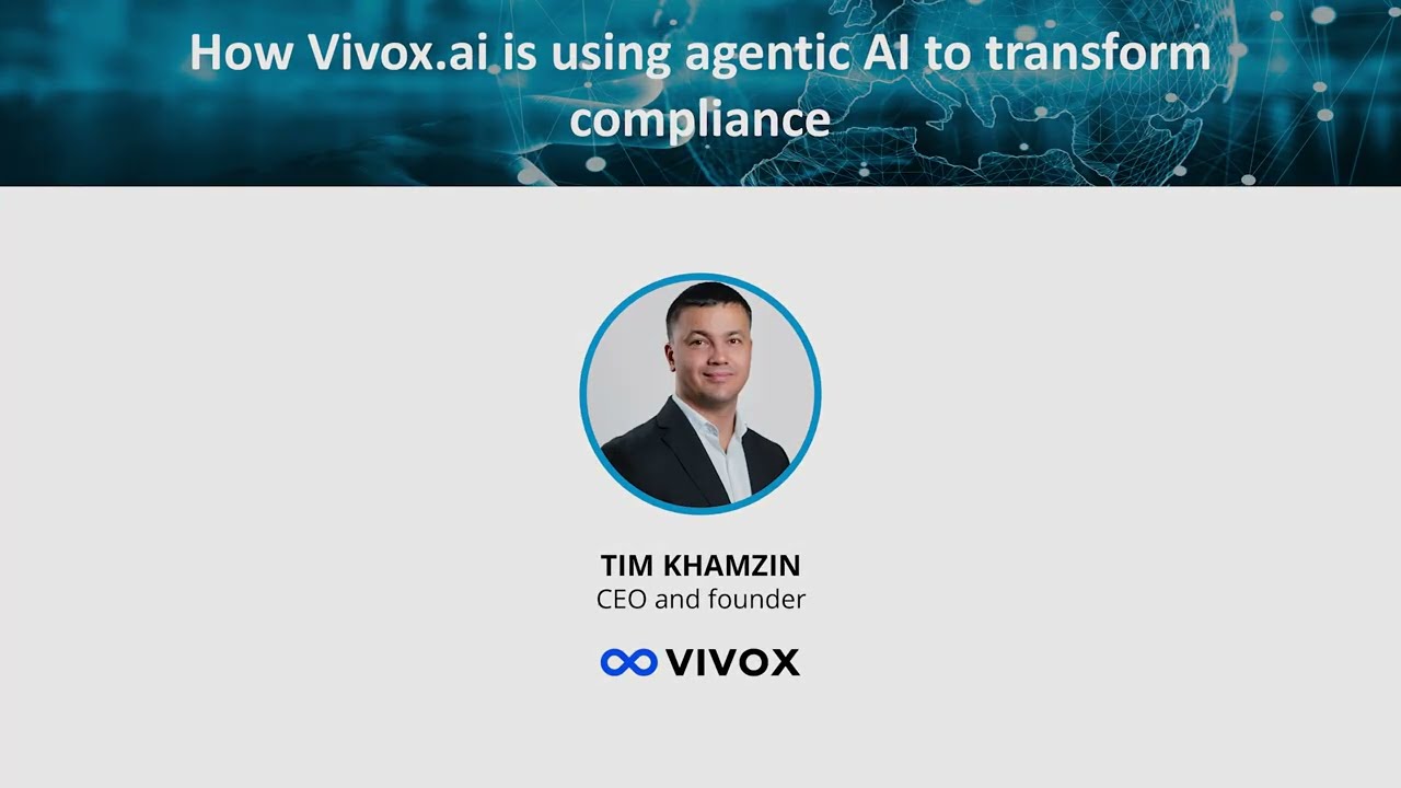 Illustration of an AI agent working on financial data and regulatory documents.